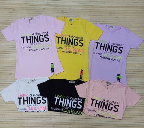 Футболка дівоча "Things" припилена роза TWT-0001 фото