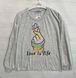 Лонгслів дівочий "Love is life" меланж LWLL-0001 фото 2