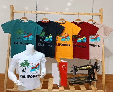Футболка хлопчик "California" біла TMC-0001 фото